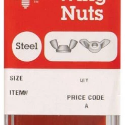 Hillman 1/4 in. Zinc-Plated Steel SAE Wing Nut 6 pk