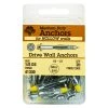 Hillman 1/8 in. D X 1/8 Short in. L Metal Pan Head Drive Wall Anchors 20 pk