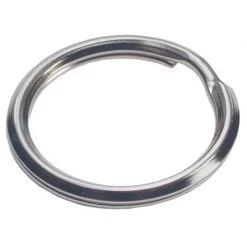 Hillman 1-3/8 in. D Tempered Steel Silver Split Rings/Cable Rings Key Ring