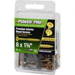 Hillman Power Pro No. 8 X 1-3/4 in. L Star Wood Screws 75 pk 7 Hillman Power Pro No. 8 X 1-3/4 in. L Star Wood Screws 75 pk -Cheap HILLMAN Store 08a5024a 4a6f 40c5 a2a2 c560411b58cb