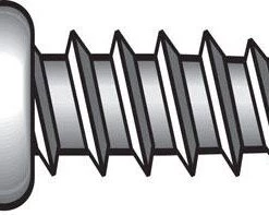 Hillman No. 10 X 2 in. L Phillips/Slotted Pan Head Sheet Metal Screws 100 pk