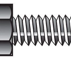 Hillman 5/16 in. D X 4 in. L Zinc Plated Steel Hex Tap Bolt 50 pk