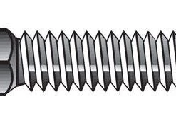 Hillman 1/4 in. X 2-1/2 in. L Stainless Steel Carriage Bolt 25 pk
