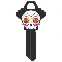 Hillman Wackey Sugar Skull House/Office Universal Key Blank Single