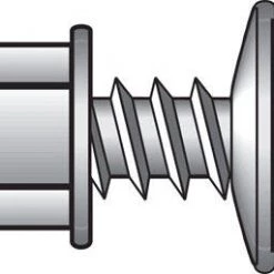 Hillman No. 12-14 X 3/4 in. L Hex Washer Head Self- Drilling Screws 100 pk