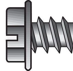Hillman No. 10 X 1/2 in. L Slotted Hex Washer Head Sheet Metal Screws 100 pk