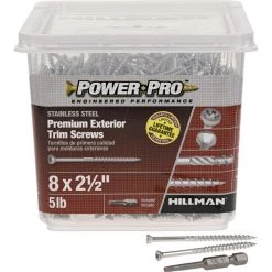 Hillman Power Pro No. 8 X 2-1/2 in. L Star Trim Head Premium Deck Screws 5 lb 625 pk 11 Hillman Power Pro No. 8 X 2-1/2 in. L Star Trim Head Premium Deck Screws 5 lb 625 pk -Cheap HILLMAN Store 0e74fb52 8755 4649 8313 7a7a6593a038