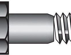 Hillman 5/16 in. D X 1 in. L Heat Treated Steel Hex Head Cap Screw 100 pk
