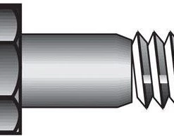 Hillman 1/2 in. D X 2 in. L Heat Treated Steel Hex Head Cap Screw 50 pk