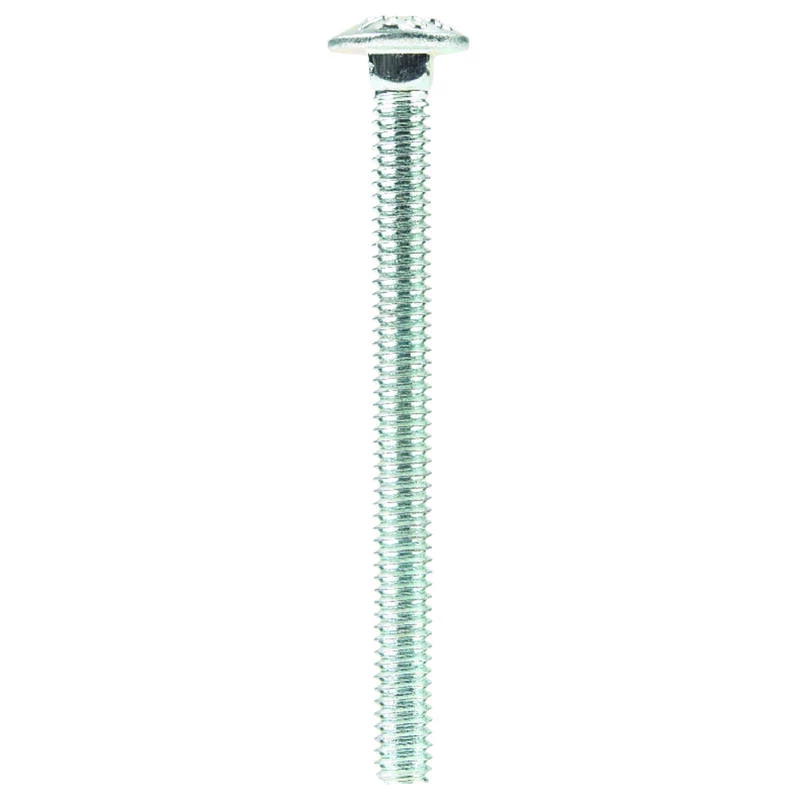 Hillman 1/4 in. X 3 in. L Zinc-Plated Steel Carriage Bolt 100 pk 2 Hillman 1/4 in. X 3 in. L Zinc-Plated Steel Carriage Bolt 100 pk - Image 2