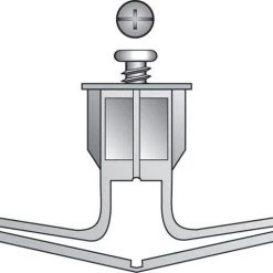 Hillman 1/8 in. D Zinc Pan Head Pop-Toggle Anchors 2 pk