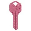 Hillman Breast Cancer Awareness Pink Ribbon House/Office Key Blank Single For Universal