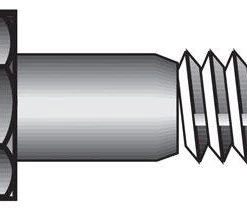 Hillman 3/8 in. D X 6-1/2 in. L Zinc Plated Steel Hex Bolt 50 pk