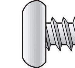 Hillman No. 6 X 1-1/4 in. L Square Hex Head Sheet Metal Screws 100 pk