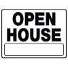 Hillman English White Open House Sign 20 in. H X 24 in. W