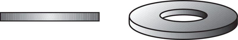 Hillman Zinc-Plated Steel 7/16 in. USS Flat Washer 205 pk 1 Hillman Zinc-Plated Steel 7/16 in. USS Flat Washer 205 pk