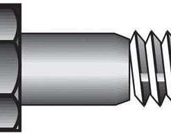 Hillman 3/8 in. D X 1-1/4 in. L Heat Treated Steel Hex Head Cap Screw 100 pk