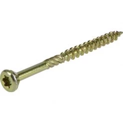 Hillman Power Pro No. 9 X 2-1/2 in. L Star Wood Screws 50 pk