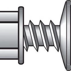 Hillman No. 12-14 X 2 in. L Hex Hex Washer Head Self- Drilling Screws 100 pk