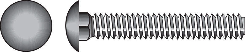 Hillman 3/8 in. X 3-1/2 in. L Zinc-Plated Steel Carriage Bolt 50 pk 1 Hillman 3/8 in. X 3-1/2 in. L Zinc-Plated Steel Carriage Bolt 50 pk