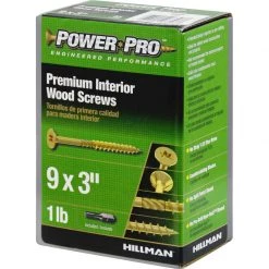 Hillman Power Pro No. 9 X 3 in. L Star Yellow Zinc Wood Screws 1 lb 83 pk 7 Hillman Power Pro No. 9 X 3 in. L Star Yellow Zinc Wood Screws 1 lb 83 pk -Cheap HILLMAN Store 1d927bde 4071 4554 b3dc 5f79dfe68e71