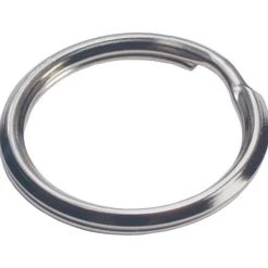 Hillman 5/8 in. D Tempered Steel Silver Split Rings/Cable Rings Key Ring