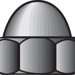 Hillman 5/16 in. Stainless Steel SAE Acorn Nut 50 pk