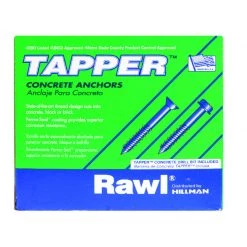 Hillman Tapper 1/4 in. D Steel Flat Head Concrete Screw Anchor 100 pk 3 Hillman Tapper 1/4 in. D Steel Flat Head Concrete Screw Anchor 100 pk -Cheap HILLMAN Store 2016c15c 10d5 4852 8d65 9eb73c017c3c