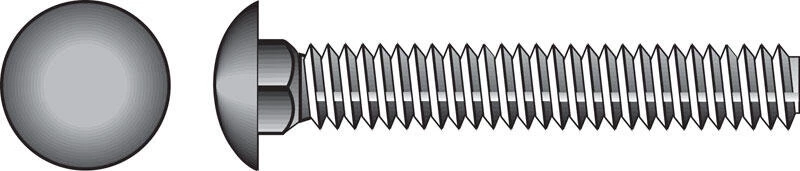 Hillman 1/4 in. X 3 in. L Stainless Steel Carriage Bolt 25 pk 1 Hillman 1/4 in. X 3 in. L Stainless Steel Carriage Bolt 25 pk