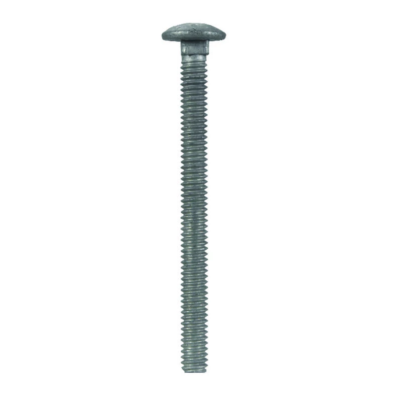 Hillman 1/4 in. X 3 in. L Hot Dipped Galvanized Steel Carriage Bolt 100 pk 2 Hillman 1/4 in. X 3 in. L Hot Dipped Galvanized Steel Carriage Bolt 100 pk - Image 2