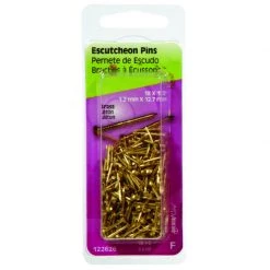 Hillman 16 Ga. X 5/8 in. L Brass Escutcheon Pins 1 pk 2 oz