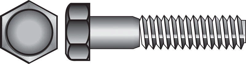 Hillman 5/16-18 in. D X 2 in. L Stainless Steel Hex Head Cap Screw 100 pk 1 Hillman 5/16-18 in. D X 2 in. L Stainless Steel Hex Head Cap Screw 100 pk