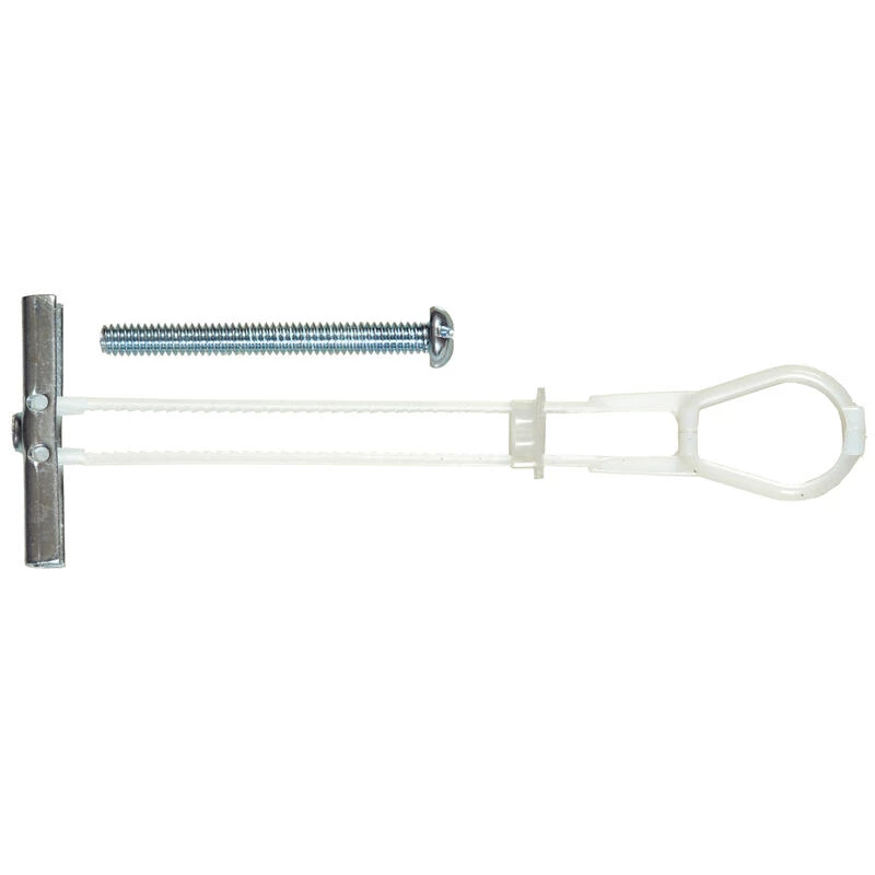 Hillman Rawl 3/16 in. D X 2-1/2 in. L Round Plastic RH Combo Strap Toggle 2 pk 1 Hillman Rawl 3/16 in. D X 2-1/2 in. L Round Plastic RH Combo Strap Toggle 2 pk