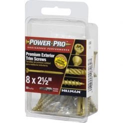 Hillman Power Pro No. 8 X 2-1/2 in. L Star Trim Screws 50 pk -Cheap HILLMAN Store 27a2230e e02b 49e1 a146 71e765d7d5b7