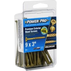 Hillman Power Pro No. 9 X 3 in. L Star Flat Head Exterior Deck Screws 50 pk 7 Hillman Power Pro No. 9 X 3 in. L Star Flat Head Exterior Deck Screws 50 pk -Cheap HILLMAN Store 28f43d16 08fa 41b2 8b1d 2b57364d5724