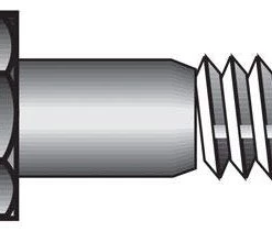 Hillman 1/4 in. D X 3-1/2 in. L Zinc Plated Steel Hex Bolt 100 pk