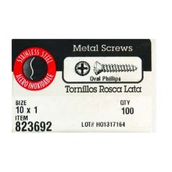 Hillman No. 10 X 1 in. L Phillips Oval Head Sheet Metal Screws 100 pk -Cheap HILLMAN Store 2b2c7fe8 955a 46e0 a04f 680219df082f