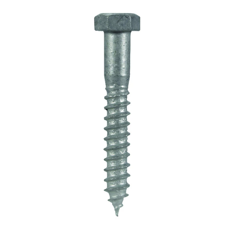 Hillman 3/8 in. X 2-1/2 in. L Hex Hot Dipped Galvanized Steel Lag Screw 50 pk 2 Hillman 3/8 in. X 2-1/2 in. L Hex Hot Dipped Galvanized Steel Lag Screw 50 pk - Image 2