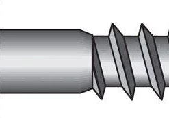 Hillman 1/4 in. X 2-1/2 in. L Hex Hot Dipped Galvanized Steel Lag Screw 100 pk