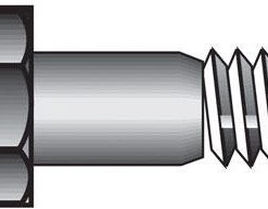 Hillman 3/8 in. D X 4-1/2 in. L Heat Treated Steel Hex Head Cap Screw 50 pk