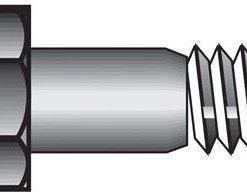 Hillman 7/16 in. D X 1-1/2 in. L Heat Treated Steel Hex Head Cap Screw 50 pk