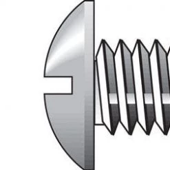 Hillman No. 8-32 X 1 in. L Combination Truss Head Zinc-Plated Steel Machine Screws 100 pk