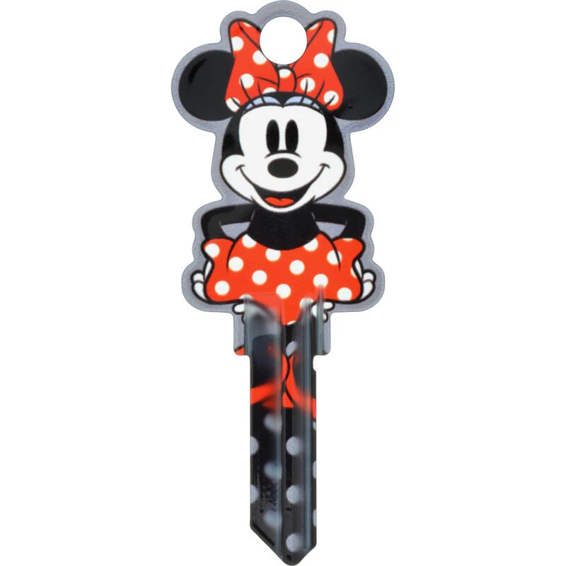 Hillman Disney Minnie House/Padlock Universal Key Blank Double 1 Hillman Disney Minnie House/Padlock Universal Key Blank Double