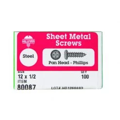 Hillman No. 12 X 1/2 in. L Phillips Pan Head Sheet Metal Screws 100 pk -Cheap HILLMAN Store 3162fcd0 fddd 4c58 bf6a a9768c54abb0