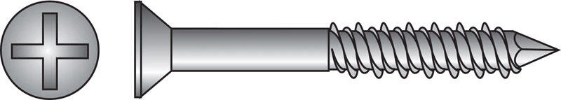 Hillman Tapper 1/4 in. D Steel Flat Head Concrete Screw Anchor 100 pk 1 Hillman Tapper 1/4 in. D Steel Flat Head Concrete Screw Anchor 100 pk