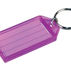 Hillman Metal/Plastic Assorted ID Tag Key Ring