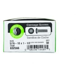 Hillman 5/16 in. X 1-1/2 in. L Stainless Steel Carriage Bolt 50 pk -Cheap HILLMAN Store 3219461e ea8c 4532 8506 032ba8416698