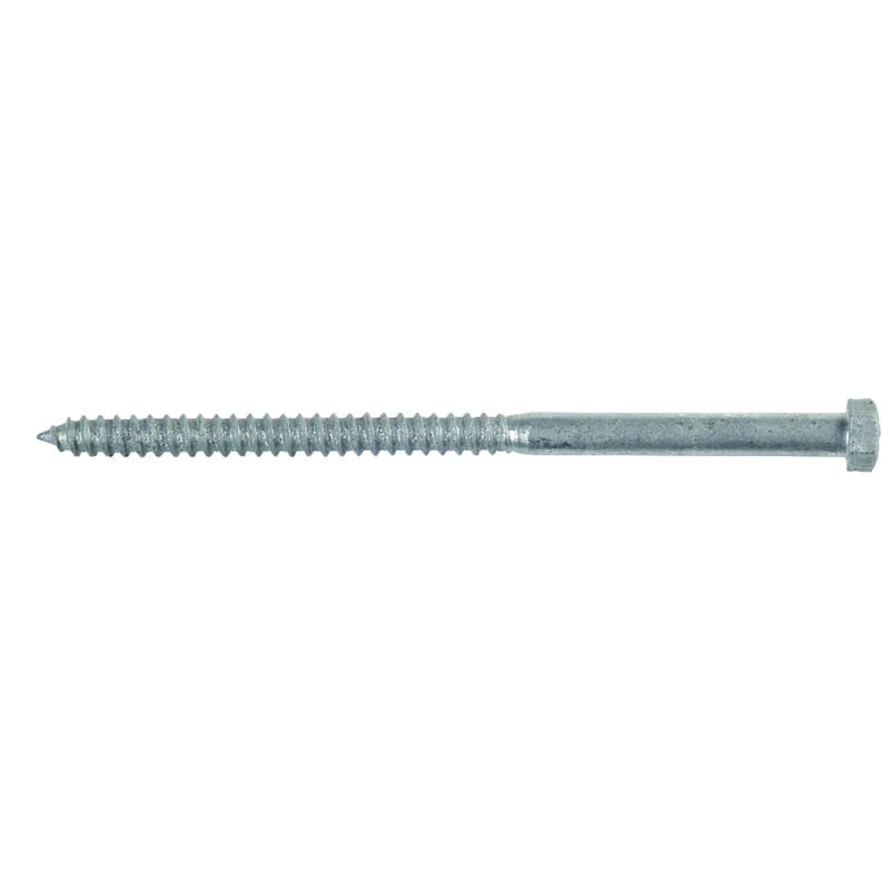 Hillman 3/8 in. X 7 in. L Hex Hot Dipped Galvanized Steel Lag Screw 50 pk 2 Hillman 3/8 in. X 7 in. L Hex Hot Dipped Galvanized Steel Lag Screw 50 pk - Image 2