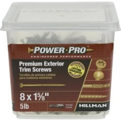 Hillman Power Pro No. 8 X 1-5/8 in. L Star Bronze Ceramic Screws 5 lb 1023 pk -Cheap HILLMAN Store 3798f95f 83ff 4208 911c c2ec9c050bd1