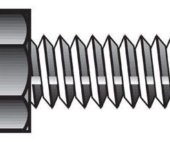 Hillman 1/4 in. D X 1-1/4 in. L Zinc Plated Steel Hex Tap Bolt 100 pk